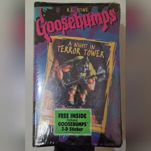 Goosebumps: A Night in Terror Tower RARE (VHS, 1996) Clamshell New Sealed